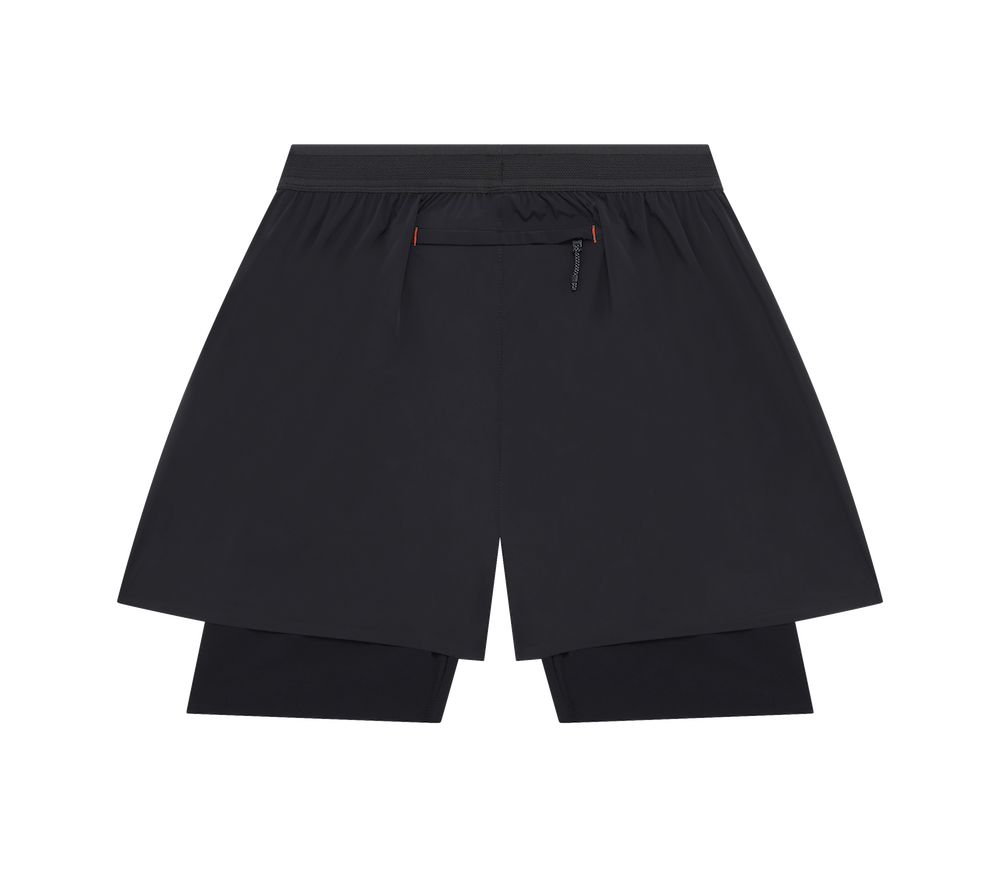 Soar Running Dual Run Shorts (herr) - Black