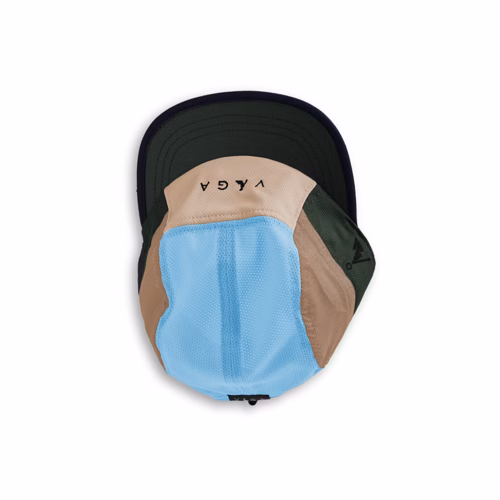 VÅGA Club Cap Camel/Beige/Light Blue/Army Green