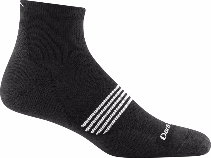 Darn Tough Element - 1/4 Lightweight with Cushion (Herr) - Black