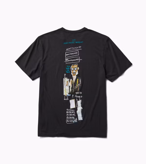 Roark Run Amok Mathis Basquiat Short Sleeve (Herr) - Black