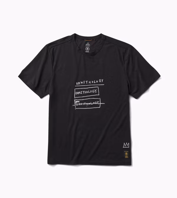 Roark Run Amok Mathis Basquiat Short Sleeve (Herr) - Black