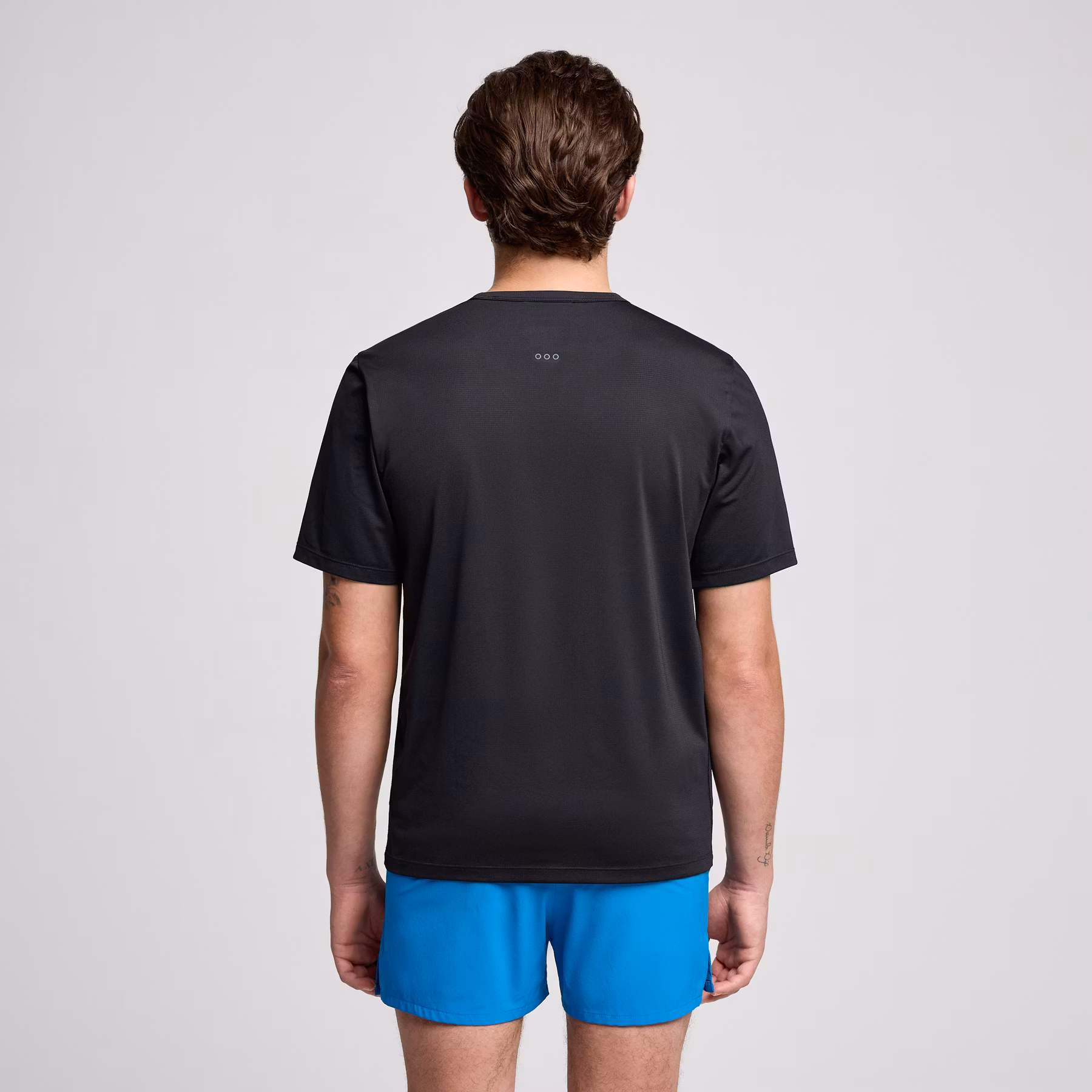 Saucony Stopwatch Short Sleeve (herr) - Svart - 2024