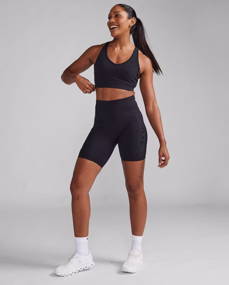 2XU Motion Racerback Bra - Black/Black (Dam)