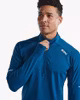 2XU Aero 1/2 Zip (Herr) - Majol/Silver Reflective