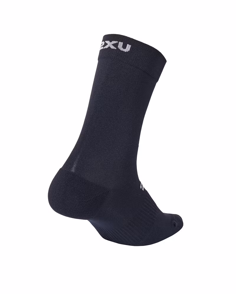 2XU Crew Socks - 3-pack - Black/White