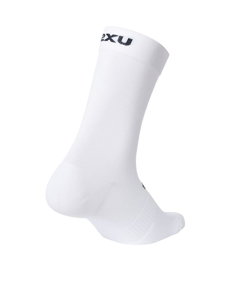 2XU Crew Socks - 3-pack - White/Black