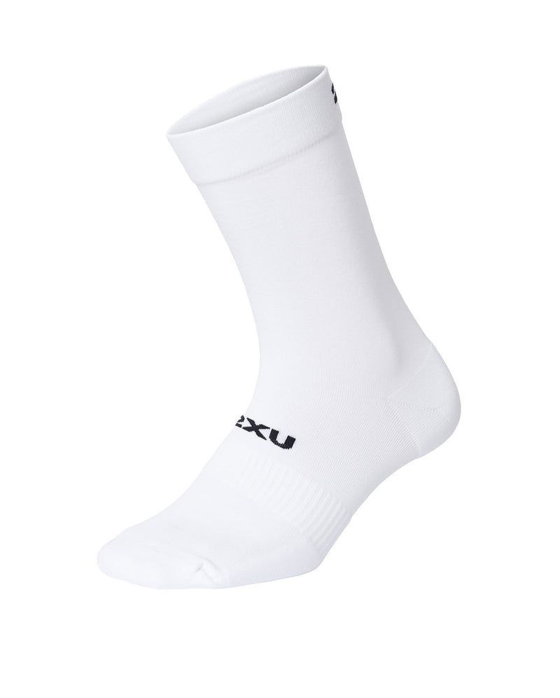 2XU Crew Socks - 3-pack - White/Black