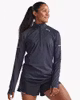 2XU Aero 1/2 Zip (Dam) - Black/Silver Reflective