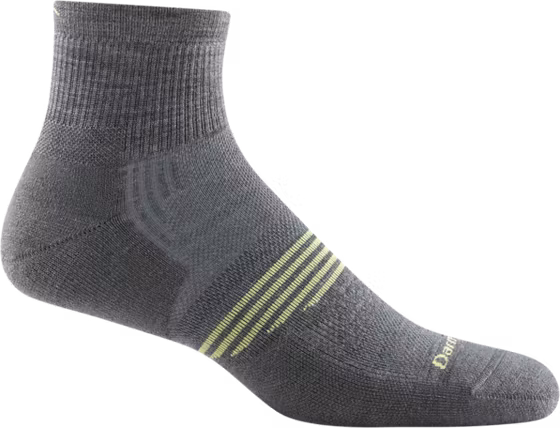Darn Tough Element - Quarter Lightweight with Cushion (Herr) - Gray