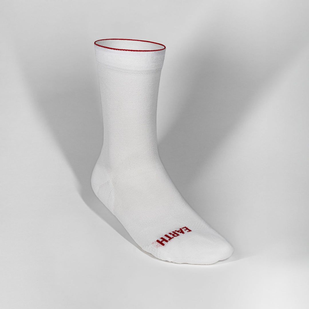 Near Earth - The Race Day Sock - White