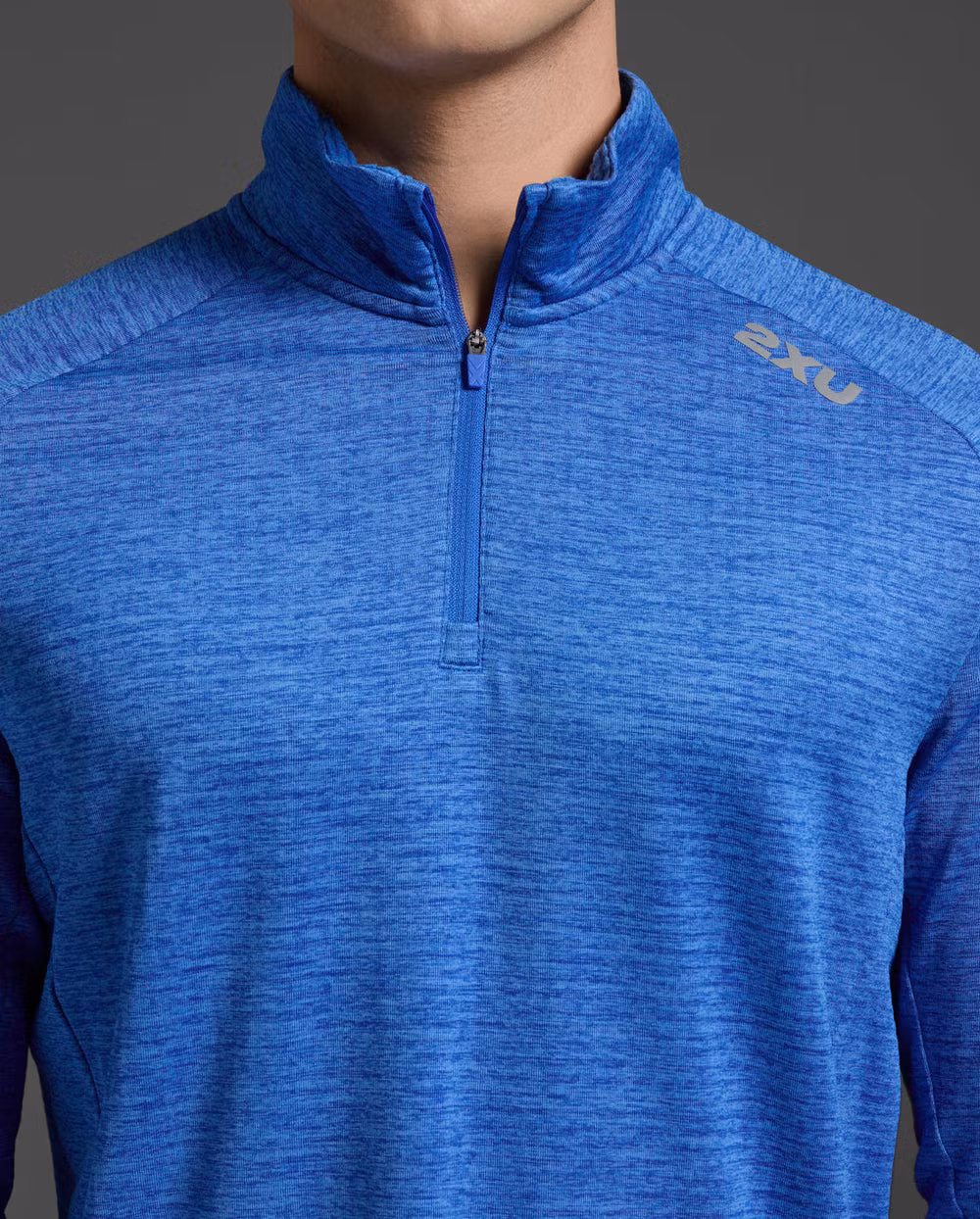 2XU Ignition 1/4 Zip (Herr) - Nebula/black Reflective