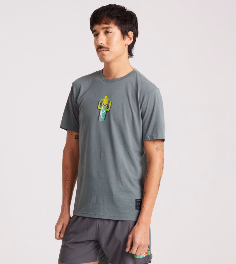 Roark Run Amok Mathis Shop Short Sleeve (Herr) - Forest