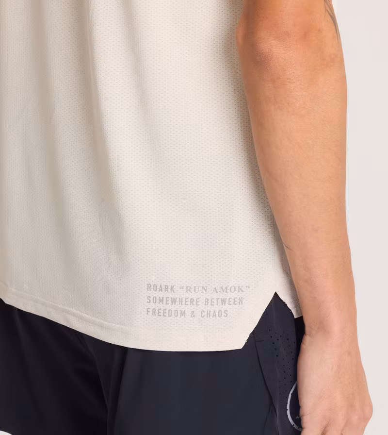 Roark Run Amok Alta Elite Short Sleeve (Herr) - Moonstone