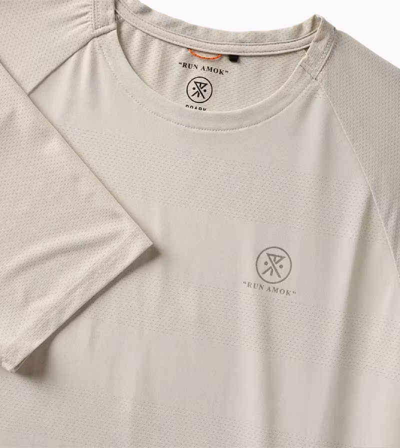 Roark Run Amok Alta Elite Short Sleeve (Herr) - Moonstone
