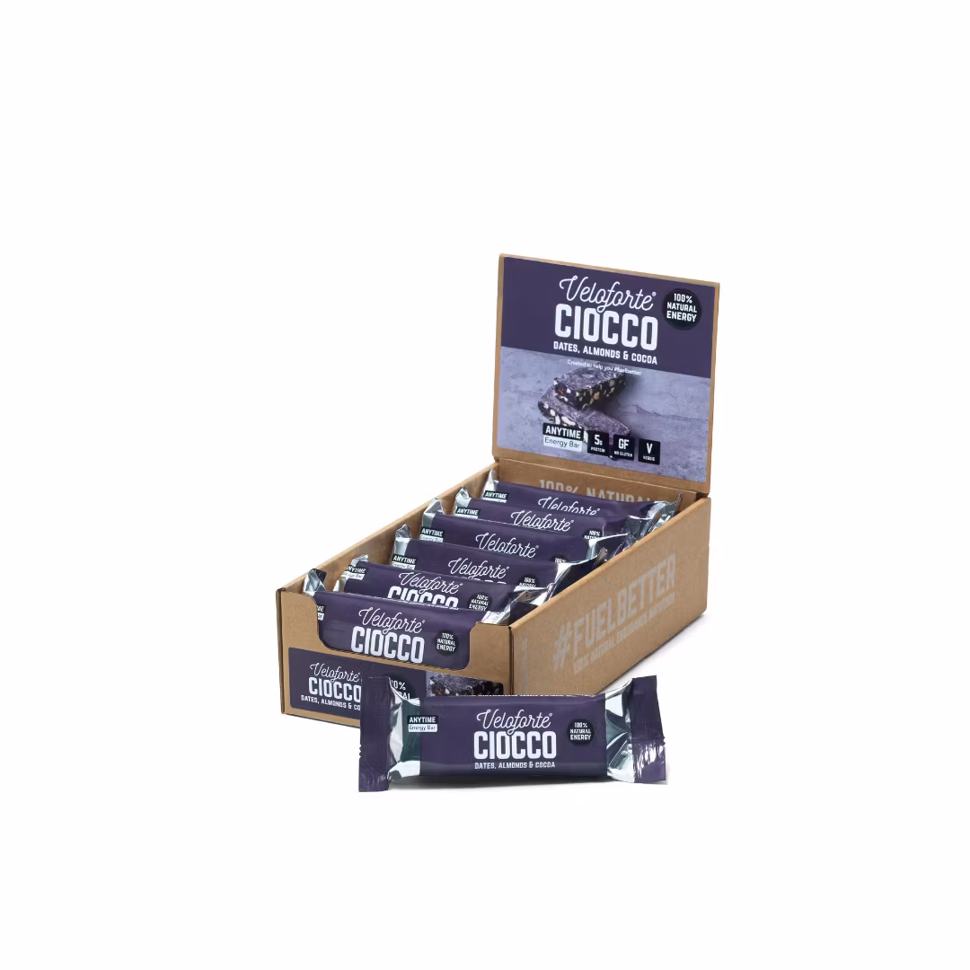 Veloforte Ciocco - Dates, Almonds & Cocoa - Hel låda 24 st