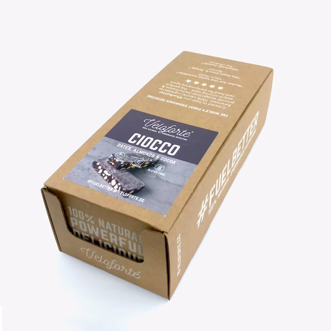 Veloforte Ciocco - Dates, Almonds & Cocoa - Hel låda 24 st