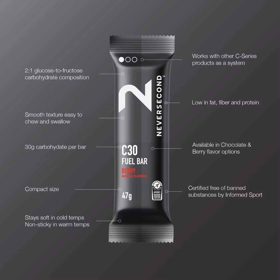 Neversecond C30 Fuel Bar - Berry