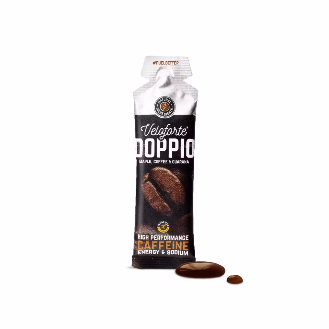 Veloforte Doppio Energy Gel - Maple, Coffee & Guarana - Kort dadtum