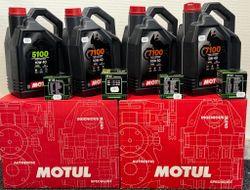 Motul 7100 5w40 4L * 1st HiFlo Oljefilter ingår *
