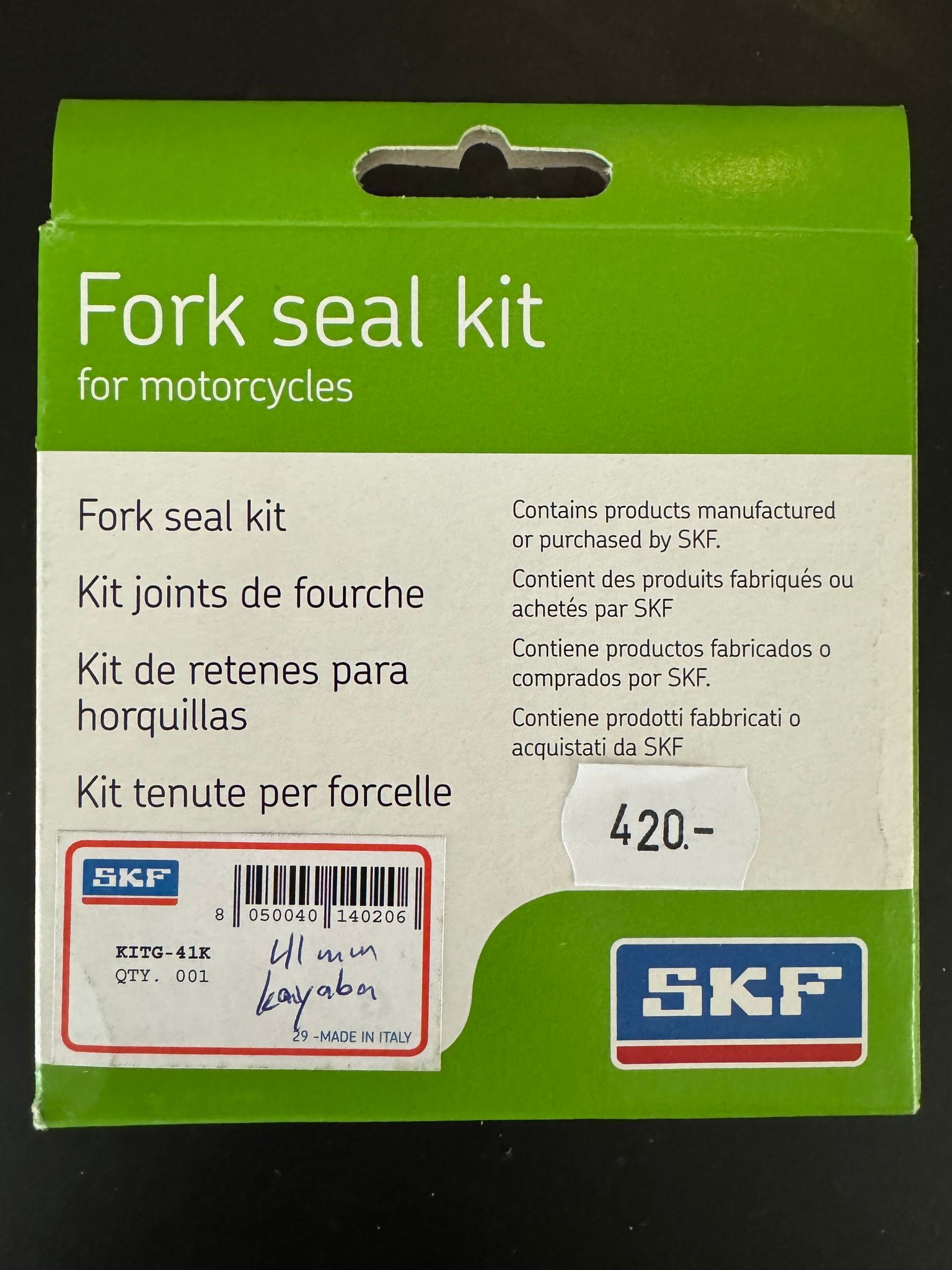 Fork Seal kit  - 41 mm Kayaba