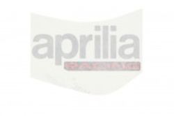 Sticker Aprilia svart -2H005118