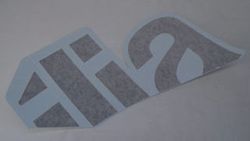 Sticker tanksida svart -2H003021