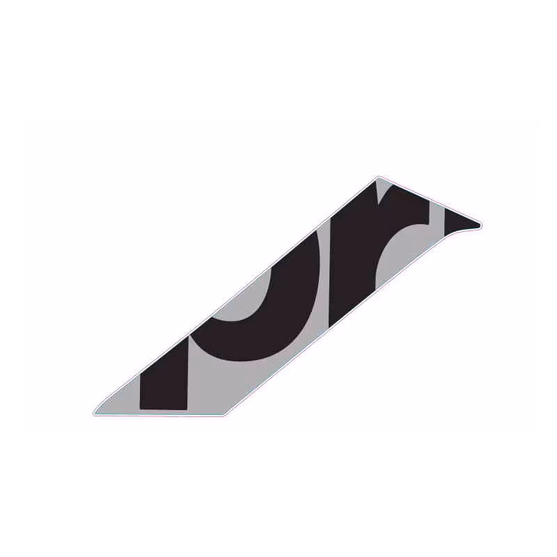 Sticker ramsida grå -2H005445