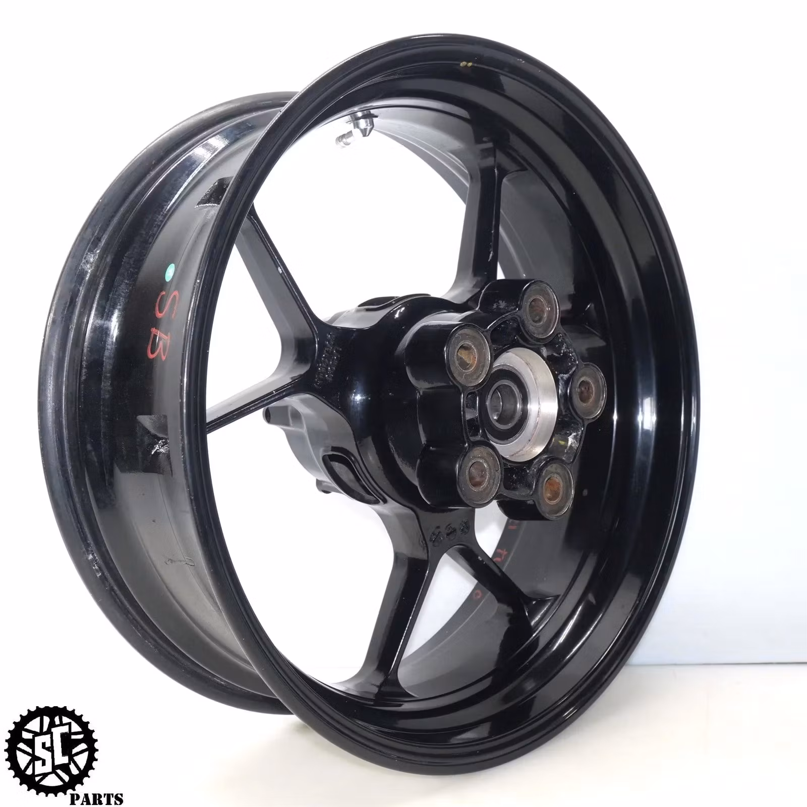 6.0X17 BLACK ANOD REAR WHEEL F -2B006302