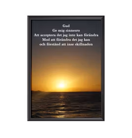 Gud ge mig sinnesro 30x40 cm