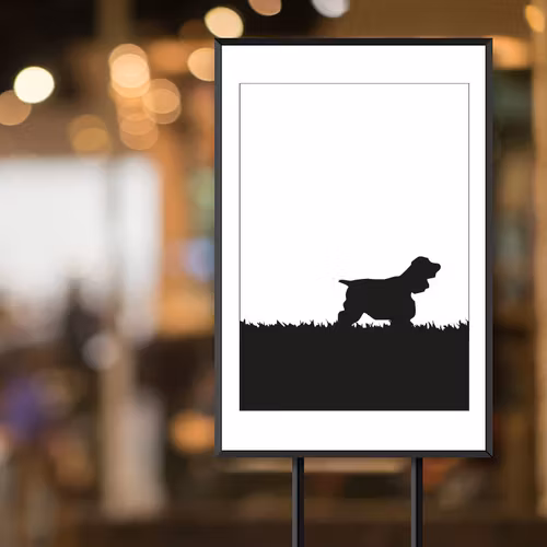 Cocker Spaniel poster 30x40 cm