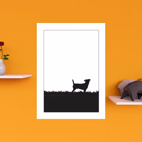 Jack Russell poster 30x40 cm