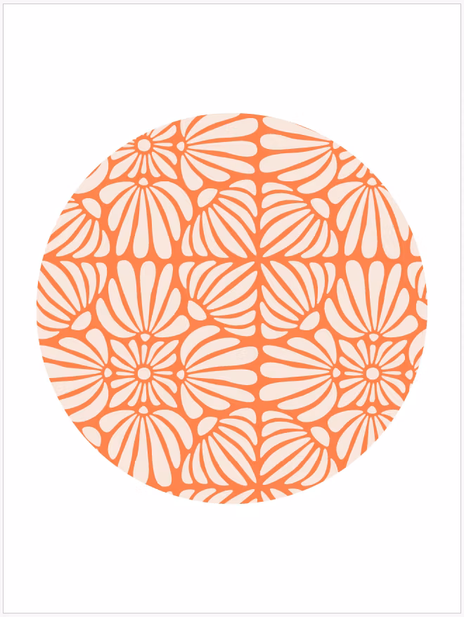 Circle of flowers