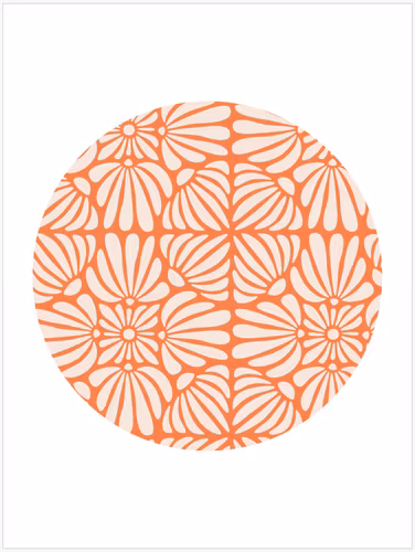Circle of flowers