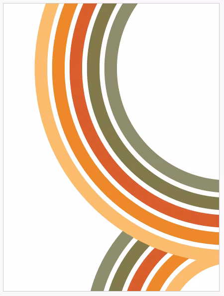 Retro circle