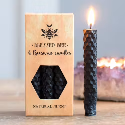 Svarta "beskyddande" bivax Magic Spell Candles