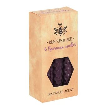 Lila "Övervinna" bivax Magic Spell Candles