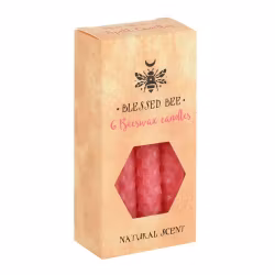 Rosa "självförtroende" bivax Magic Spell Candles