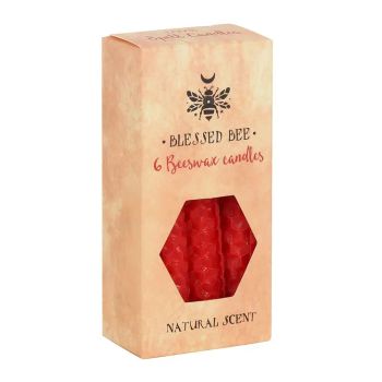 Röd "mod" bivax Magic Spell Candles