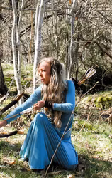 Turkos Ledig Klänning
