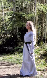 Vikingaklänning Freja i Linne