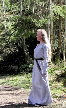 Vikingaklänning Freja i Linne