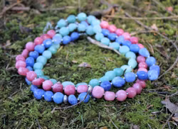 Apatit halsband i natursten