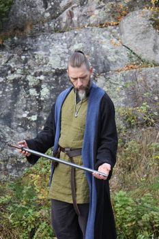 Grön Vikingaskjorta