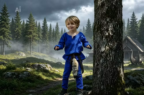 Vikingbukser for barn for eventyrlystne små vikinger