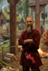 Red Viking Shirt Men