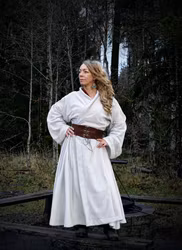 Weißer Maxi-Cardigan