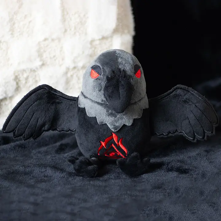 Peluche de cuervo de edición especial
