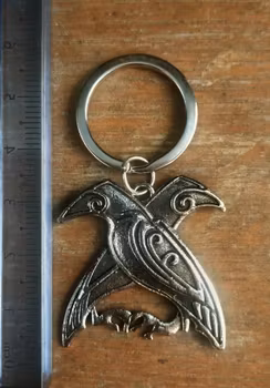 Hugin och Munin Nyckelring