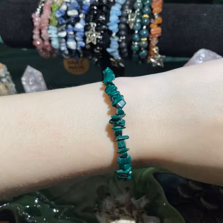 Armband -  Malakit - Chips