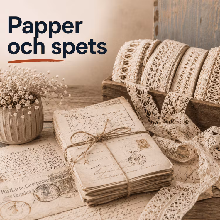 Hobbykojan > Papper och spets